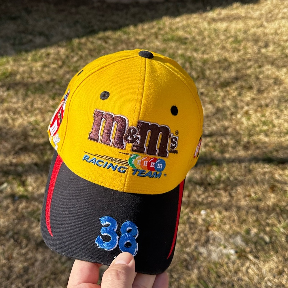 NASCAR Elliot Sadler #38 M&M Raceing Hat Daytona RARE LIMITED EDITON
